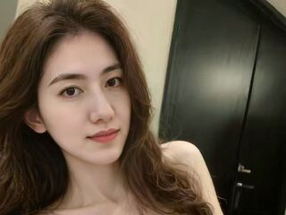 hot cam girl fingering shaved pussy YueXiaomei